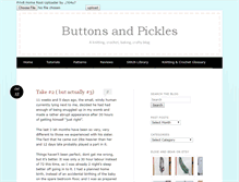 Tablet Screenshot of buttonsandpickles.com